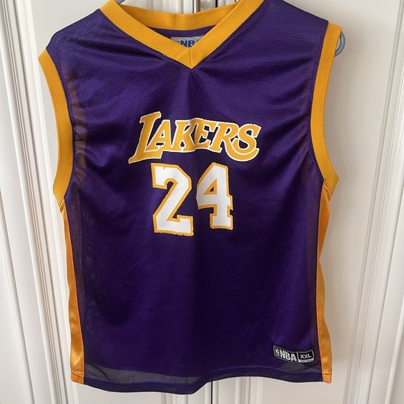 Vintage NBA Lakers Kobe Bryant Number 24 Mesh basketball Jersey XXL (18) - Picture 8 of 10